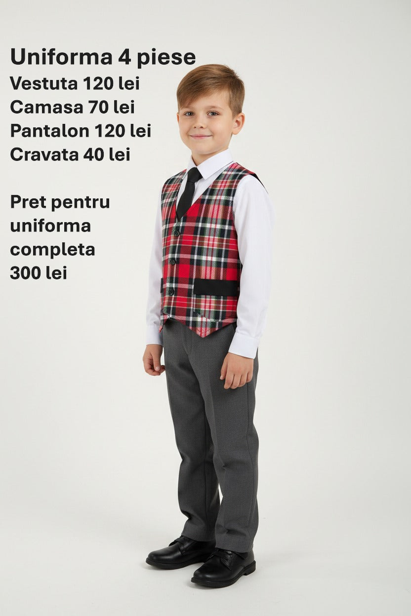 Uniforma scolara 4 piese