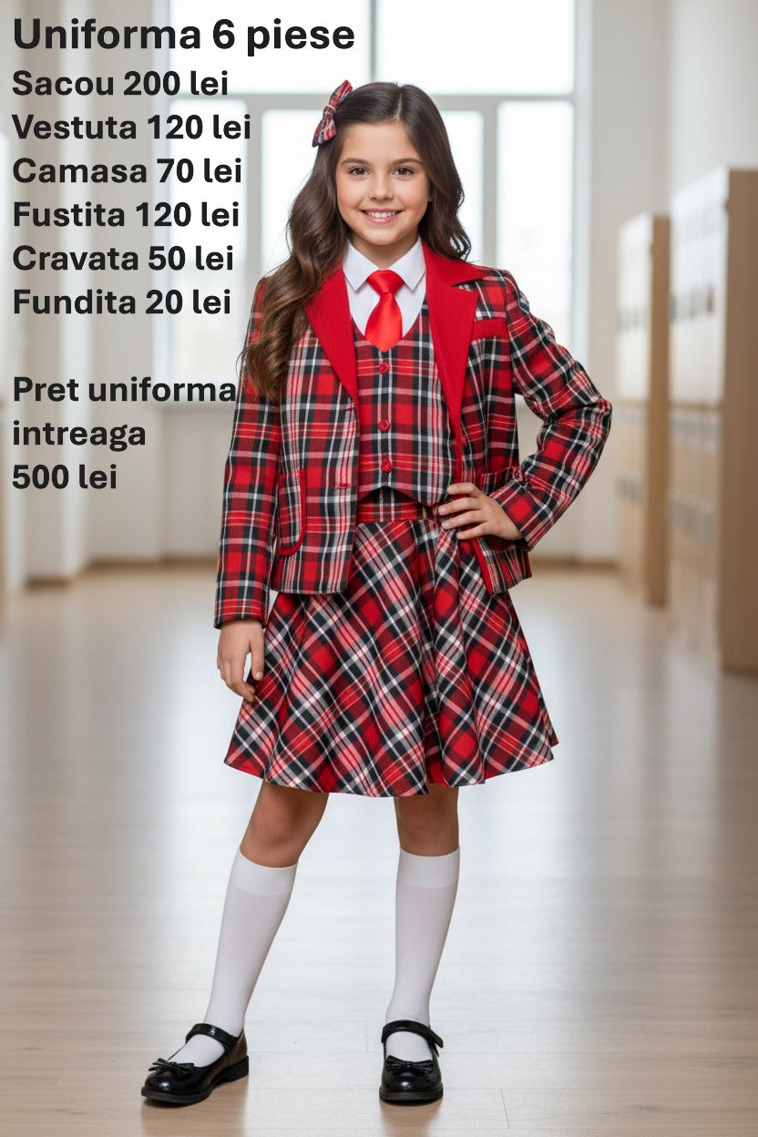 Uniforma fete 6 piese