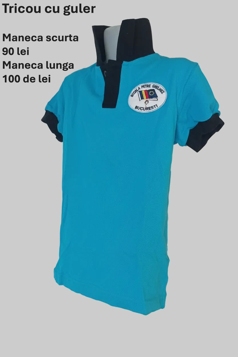 Tricou cu guler