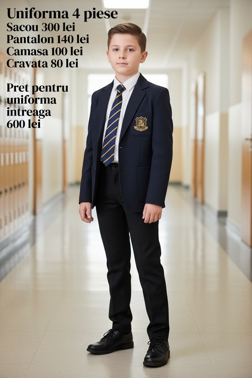 Uniforma baieti 4 piese