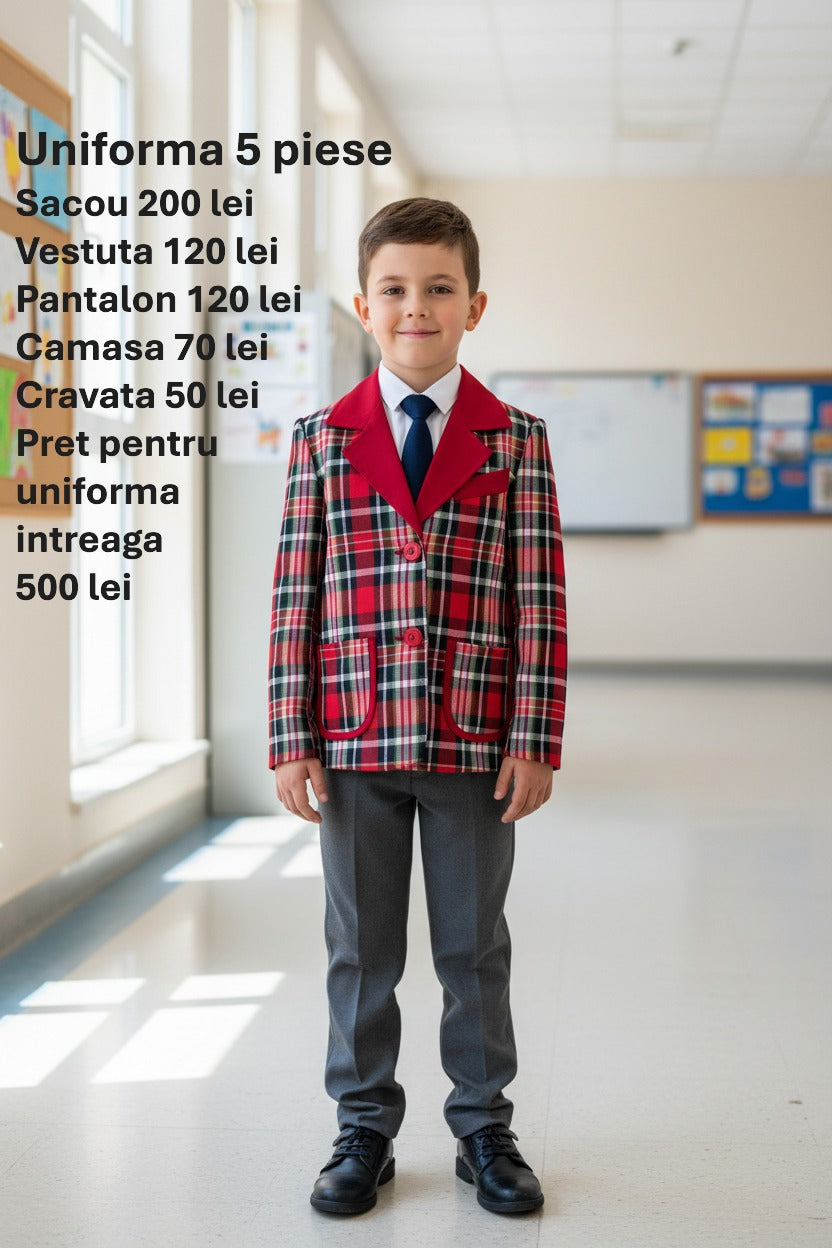 Uniforma baieti 5 piese